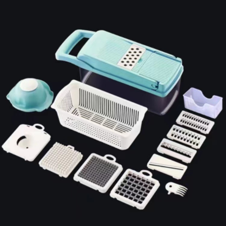 12 In 1 Manual Vegetable Chopper Kitchen Gadgets Food Chopper Onion Cutter Vegetable Slicer - AmberOcean 
