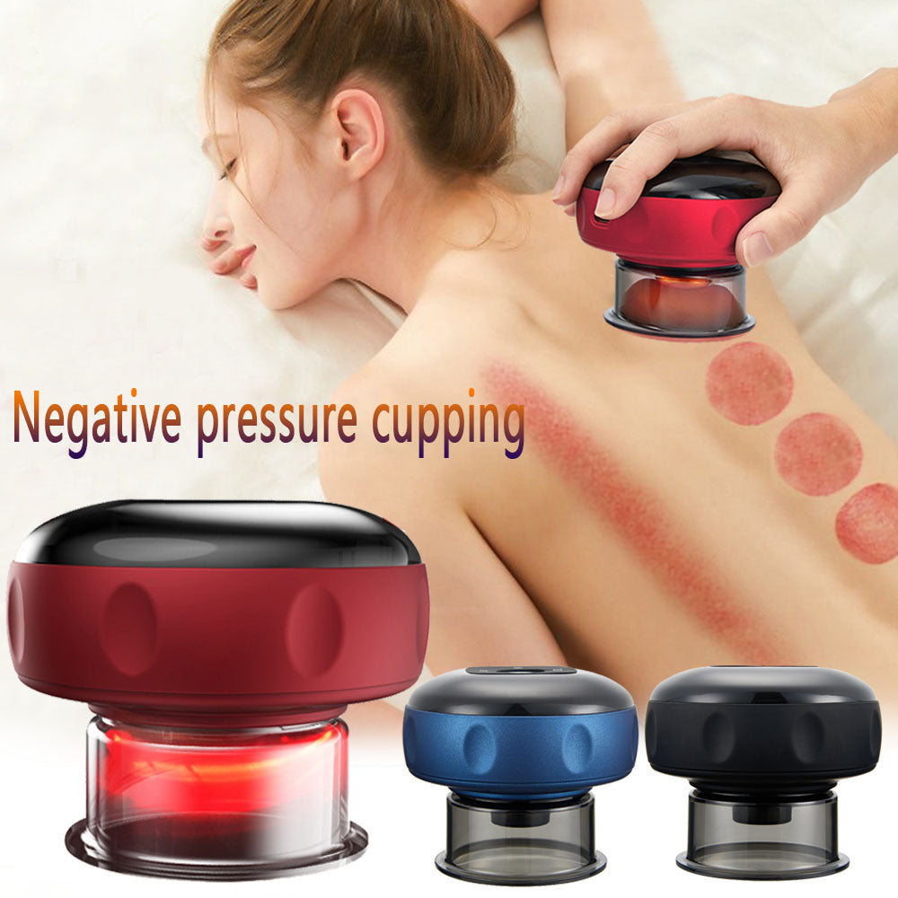 Electric Vacuum Cupping Massage Body Cups Anti-Cellulite Therapy Massager For Body Electric Guasha Scraping Fat Burning Slimming - AmberOcean 