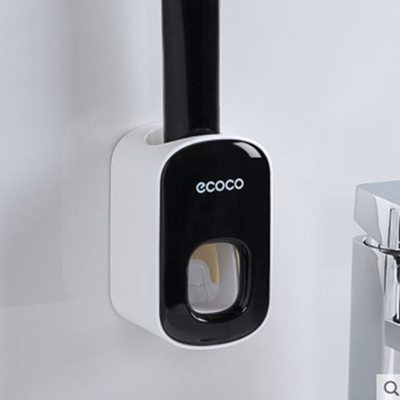 Wall Mounted Automatic Toothpaste Holder Bathroom Accessories Set Dispenser - AmberOcean 