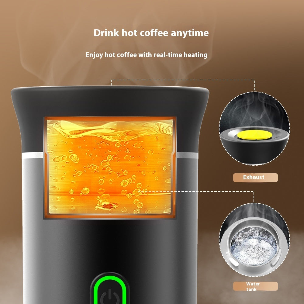 Electric Grinder Coffee Travel Handy 3 In1 Espresso Portable Coffee Espresso Maker Machine Cafe Portable Capsule Coffee Machine Kitchen Gadgets - AmberOcean 
