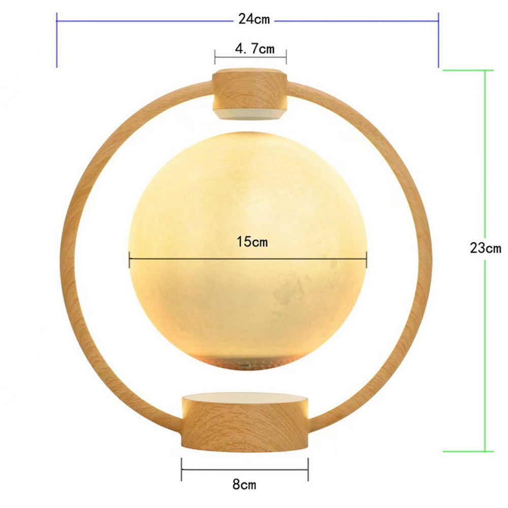 Maglev Moon Light Bluetooth 3D Stereo Diy Colorful Glare - AmberOcean 