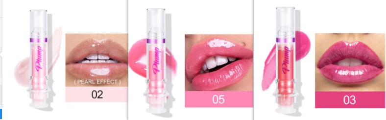 New Tube Lip Rich Lip Color Slightly Spicy Lip Honey Lip Glass Mirror Face Lip Mirror Liquid Lipstick - AmberOcean 