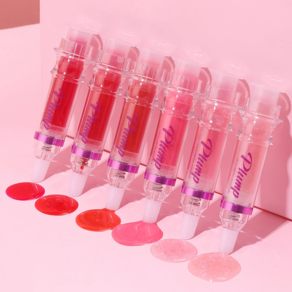 New Tube Lip Rich Lip Color Slightly Spicy Lip Honey Lip Glass Mirror Face Lip Mirror Liquid Lipstick - AmberOcean 