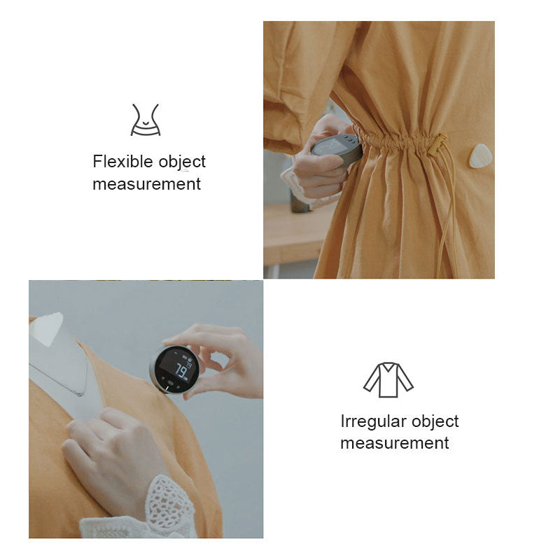 Distance Measuring Instrument Electronic Measuring Ruler Tape Measure High Definition Digital LCD High Precision Electronic Measuring Ruler Tool - AmberOcean 
