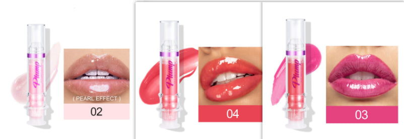 New Tube Lip Rich Lip Color Slightly Spicy Lip Honey Lip Glass Mirror Face Lip Mirror Liquid Lipstick - AmberOcean 