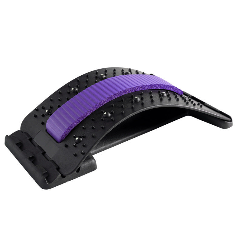 Back Stretcher Adjustable Back Cracker Massage Waist Neck Fitness Lumbar Cervical Spine Support Pain Relief - AmberOcean 