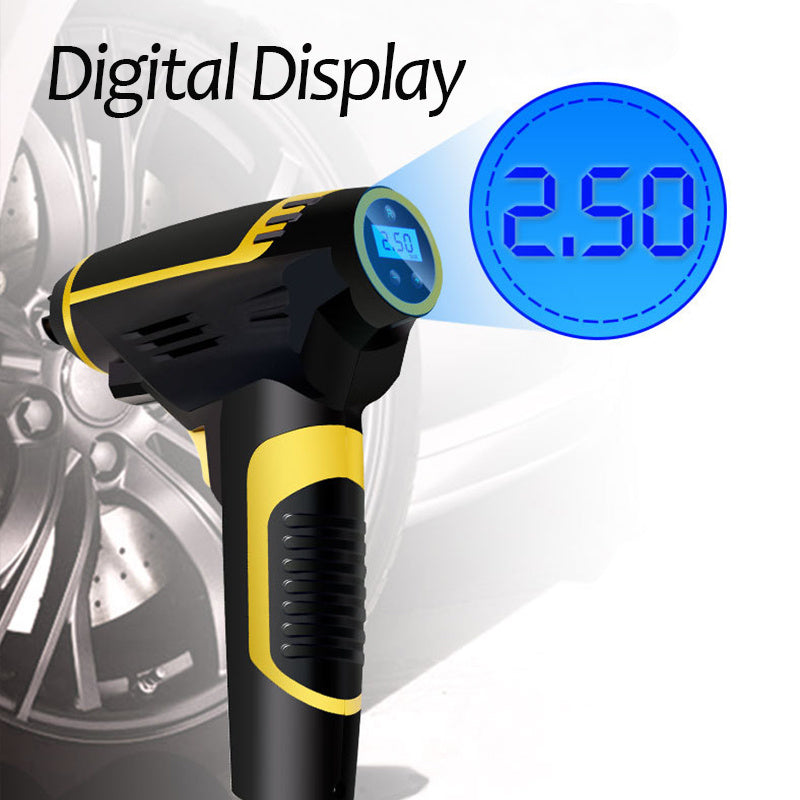 Automatic Portable Handheld Digital LED Smart Car Air Compressor Pump - AmberOcean 