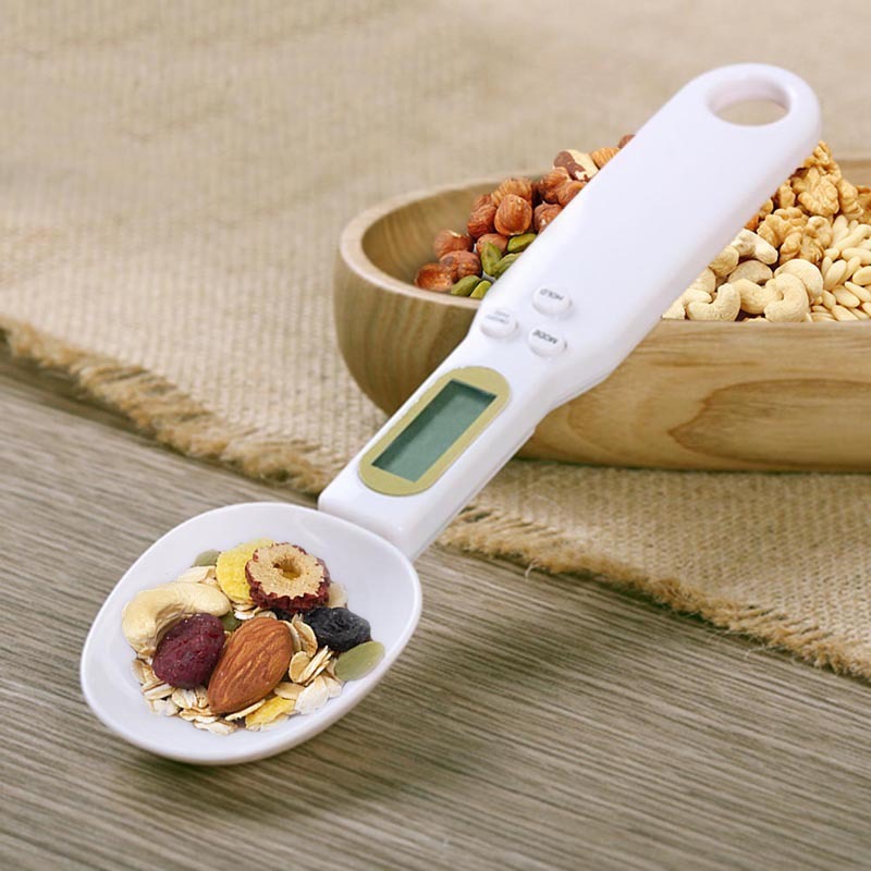 LCD Digital Kitchen Scale Electronic Cooking Food Weight Measuring Spoon Grams Coffee Tea Sugar Spoon Scale Kitchen Tools - AmberOcean 