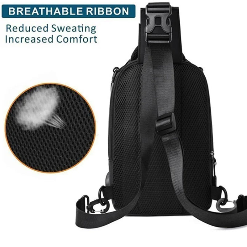 Crossbody Bags Men Multifunctional Backpack Shoulder Chest Bags - AmberOcean 
