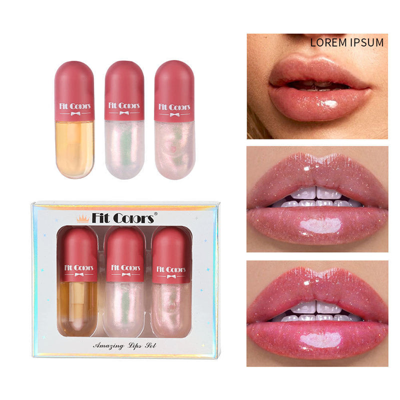 Day Night Instant Volume Lip Plumper Oil Clear Lasting Nourishing Repairing Reduce Lip Fine Line Care Lip Beauty Cosmetic - AmberOcean 