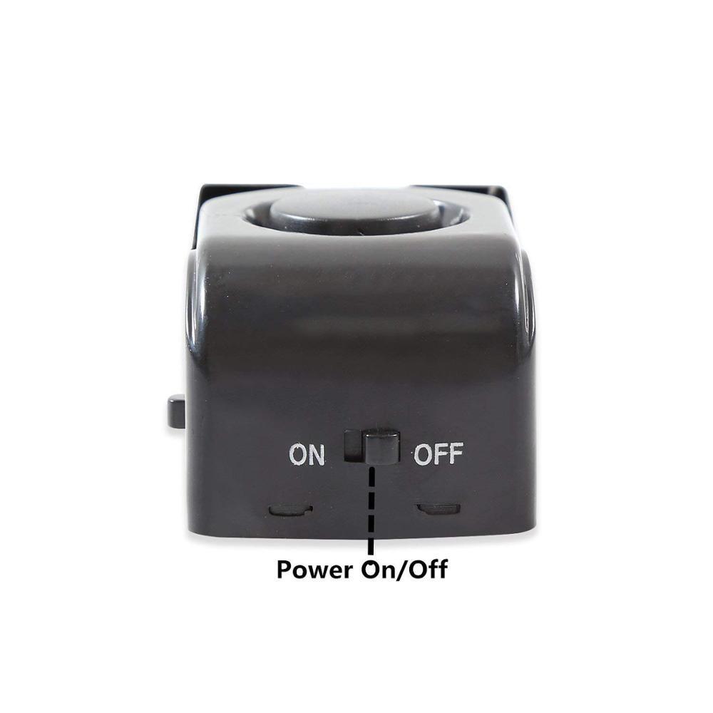 Electronic Burglar Alarm Intelligent Home Security Wedge Door Stop Alarm System Device Hotel Intruder Alert Detection - AmberOcean 