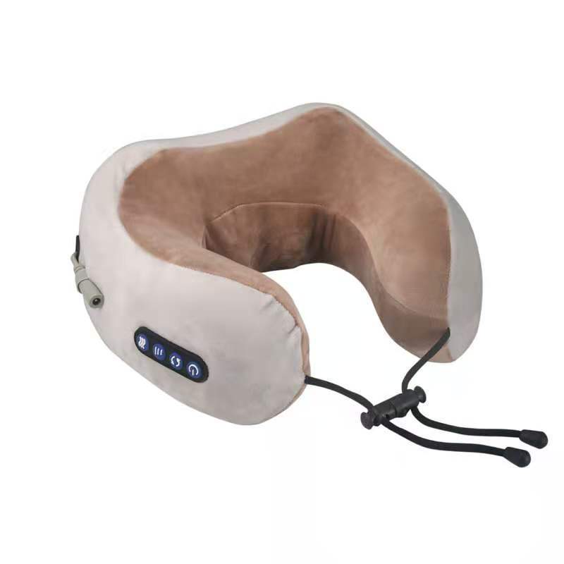 U Shaped Massage Pillow Neck Massage Device Electric Neck Massager Apparatus Shoulder Back Cervical Massager For Body Relaxation - AmberOcean 