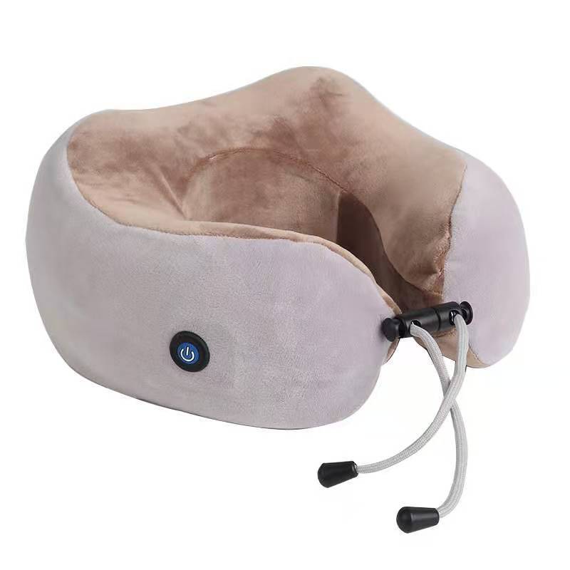 U Shaped Massage Pillow Neck Massage Device Electric Neck Massager Apparatus Shoulder Back Cervical Massager For Body Relaxation - AmberOcean 