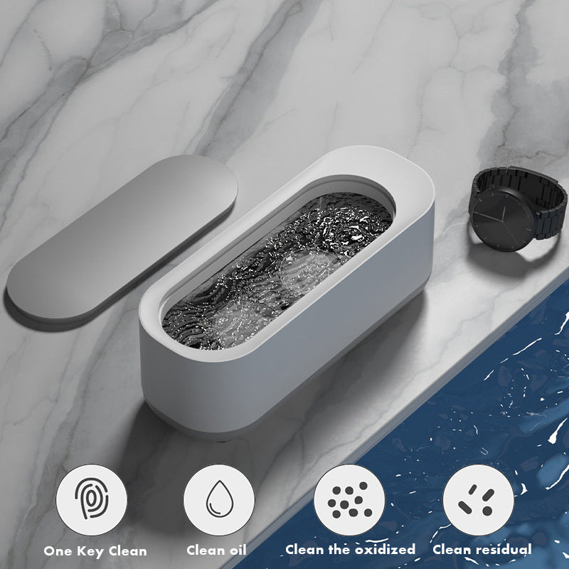 Ultrasonic Cleaning Machine High Frequency Vibration Wash Cleaner Washing Jewelry Glasses Watch Ring Dentures Cleaner - AmberOcean 