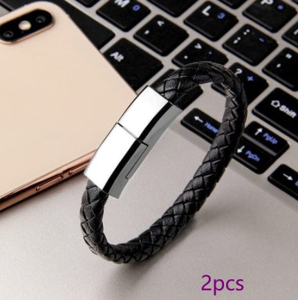 New Bracelet Charger USB Charging Cable Data Charging Cord For IPhone14 13 Max USB C Cable For Phone Micro Cable - AmberOcean 