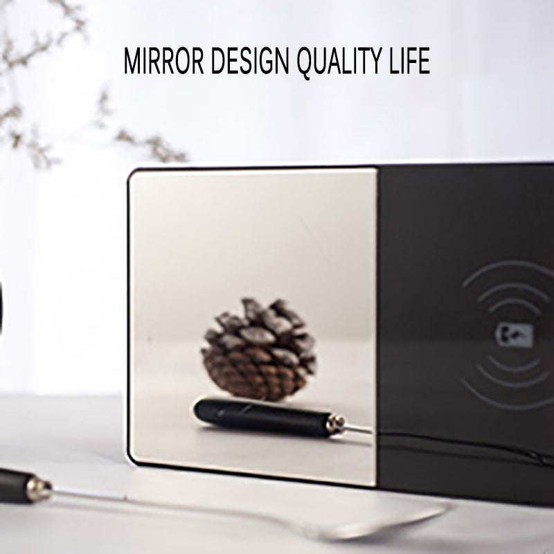 2 In 1 Heating Mug Cup Warmer Electric Wireless Charger For Home Office Coffee Milk - AmberOcean 