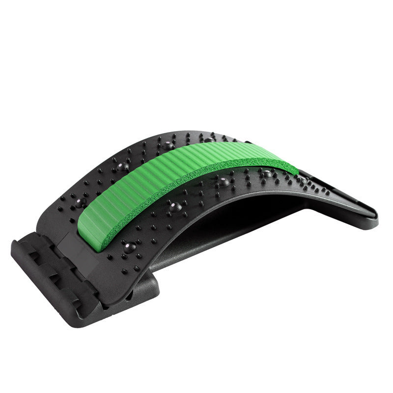 Back Stretcher Adjustable Back Cracker Massage Waist Neck Fitness Lumbar Cervical Spine Support Pain Relief - AmberOcean 