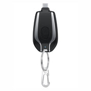 1500mAh Mini Power Emergency Pod Keychain Charger With Type-C Ultra-Compact Mini Battery Pack Fast Charging Backup Power Bank - AmberOcean 