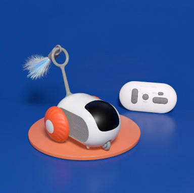Remote Control Interactive Cat Car Toy USB Charging Chasing Automatic Self-moving Remote Smart Control Car Interactive Cat Toy Pet Products - AmberOcean 