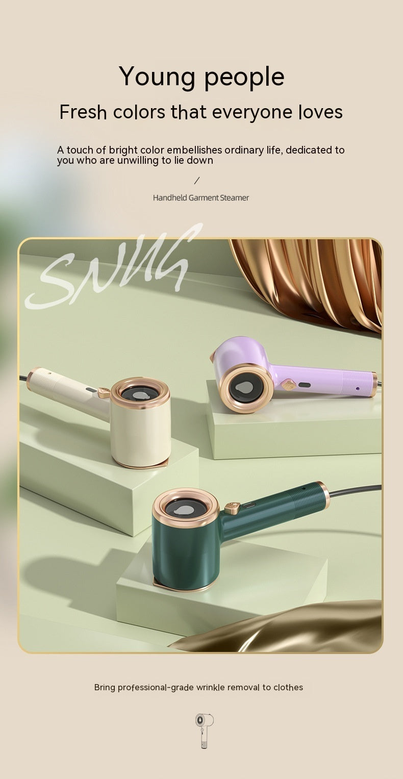 Mini Portable Handheld Garment Steamer Fabric Steam Iron For Clothes Travel Home Appliances Vertical US Plug Ironing Machine - AmberOcean 