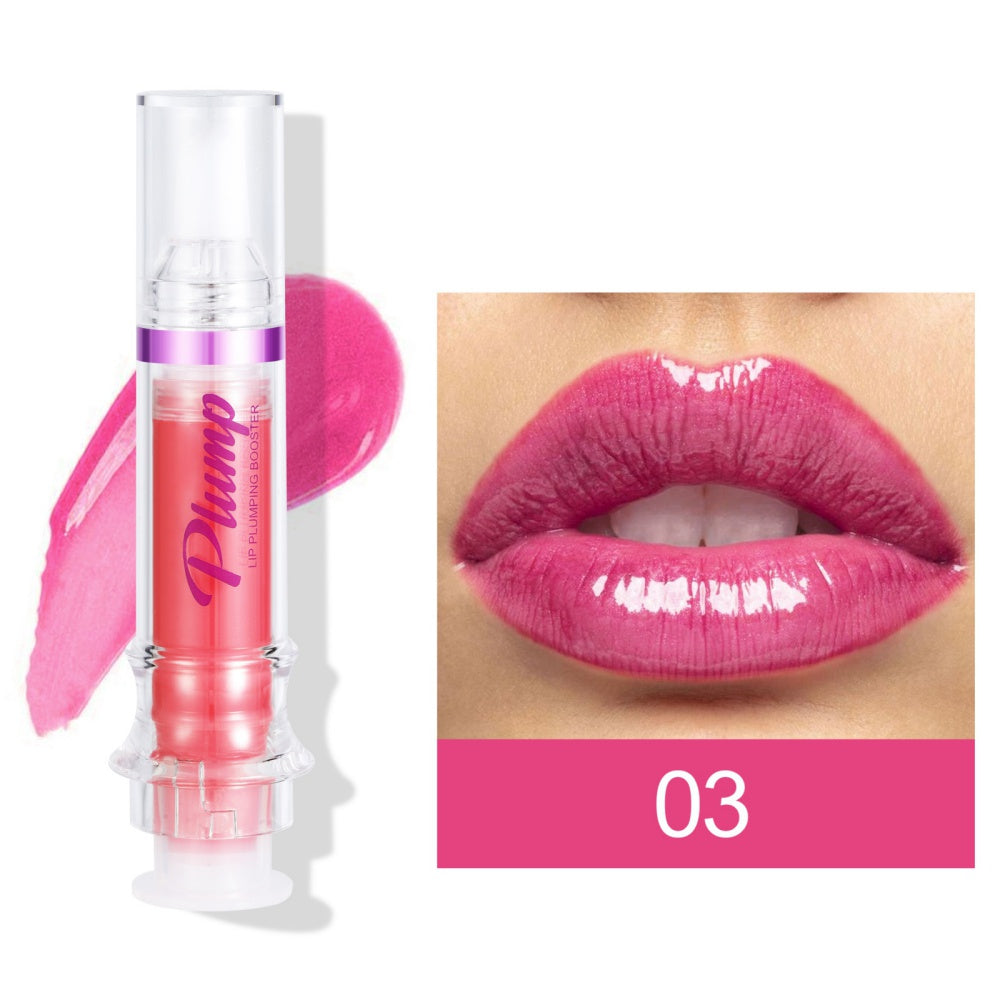New Tube Lip Rich Lip Color Slightly Spicy Lip Honey Lip Glass Mirror Face Lip Mirror Liquid Lipstick - AmberOcean 