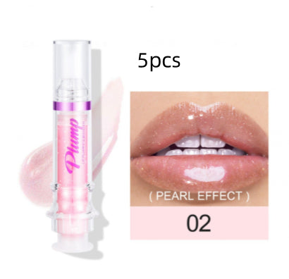 New Tube Lip Rich Lip Color Slightly Spicy Lip Honey Lip Glass Mirror Face Lip Mirror Liquid Lipstick - AmberOcean 