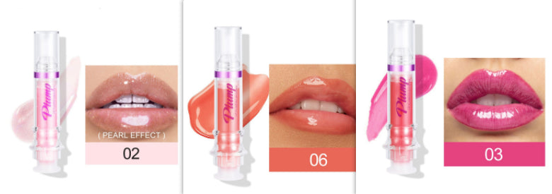 New Tube Lip Rich Lip Color Slightly Spicy Lip Honey Lip Glass Mirror Face Lip Mirror Liquid Lipstick - AmberOcean 