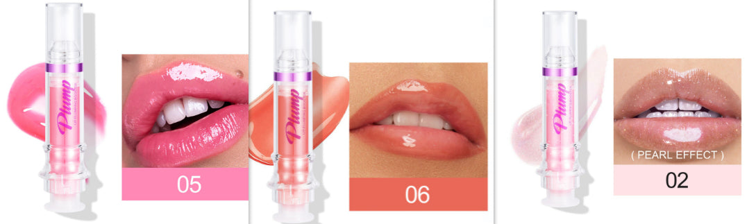New Tube Lip Rich Lip Color Slightly Spicy Lip Honey Lip Glass Mirror Face Lip Mirror Liquid Lipstick - AmberOcean 