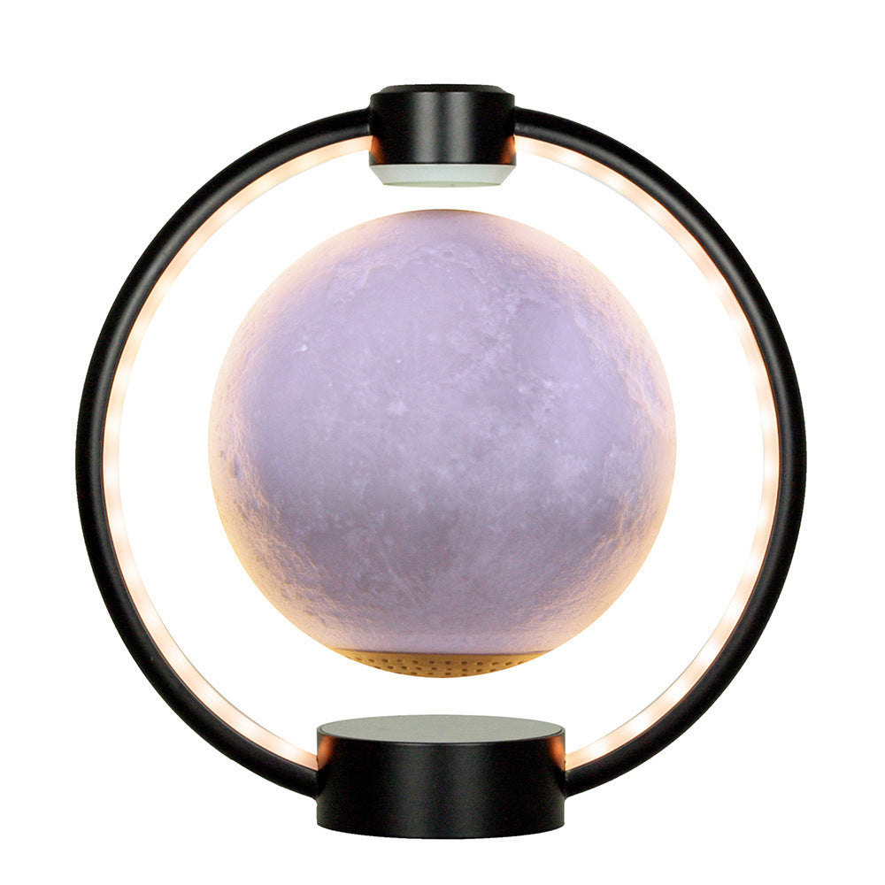 Maglev Moon Light Bluetooth 3D Stereo Diy Colorful Glare - AmberOcean 