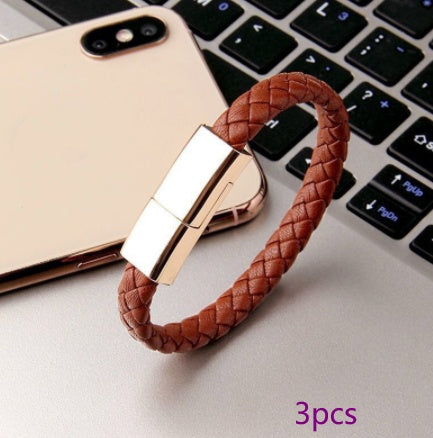 New Bracelet Charger USB Charging Cable Data Charging Cord For IPhone14 13 Max USB C Cable For Phone Micro Cable - AmberOcean 