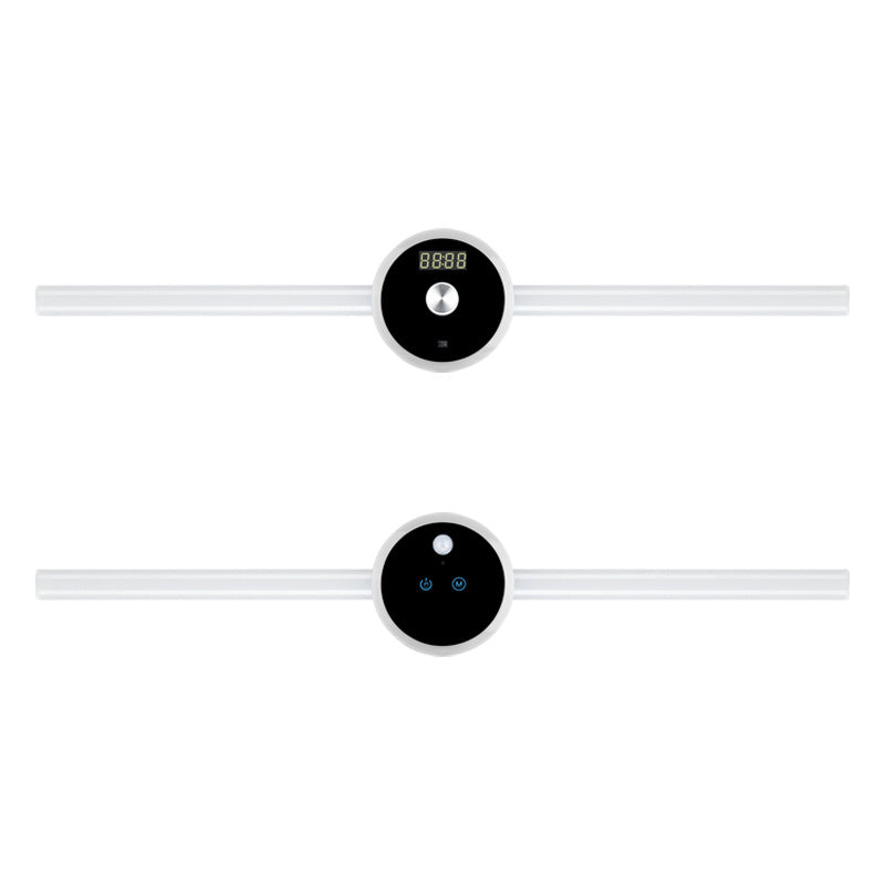 Smart Cabinet Light Clock Timing Sensor Light Removable LED Wardrobe Light Manual Sweep Switch Light - AmberOcean 