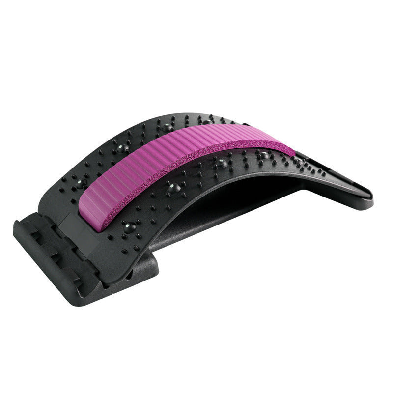 Back Stretcher Adjustable Back Cracker Massage Waist Neck Fitness Lumbar Cervical Spine Support Pain Relief - AmberOcean 