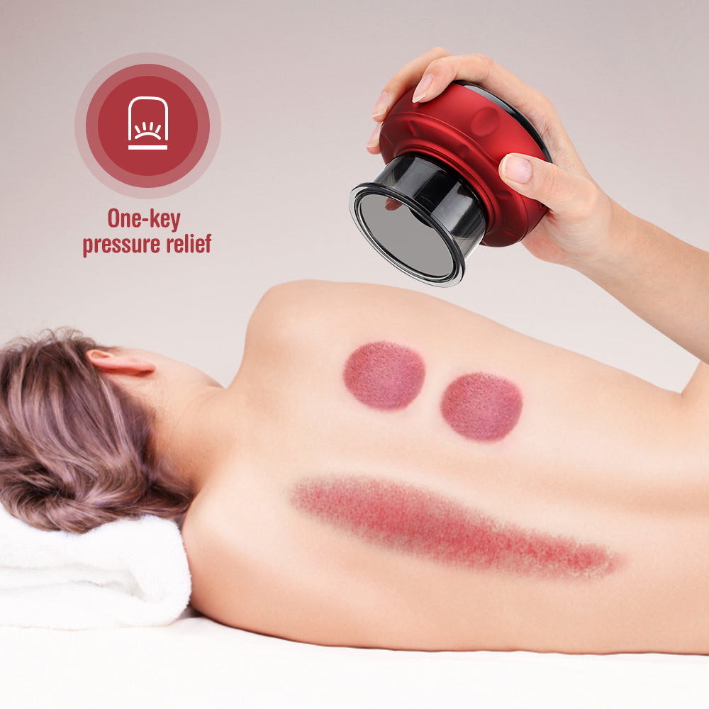 Electric Vacuum Cupping Massage Body Cups Anti-Cellulite Therapy Massager For Body Electric Guasha Scraping Fat Burning Slimming - AmberOcean 