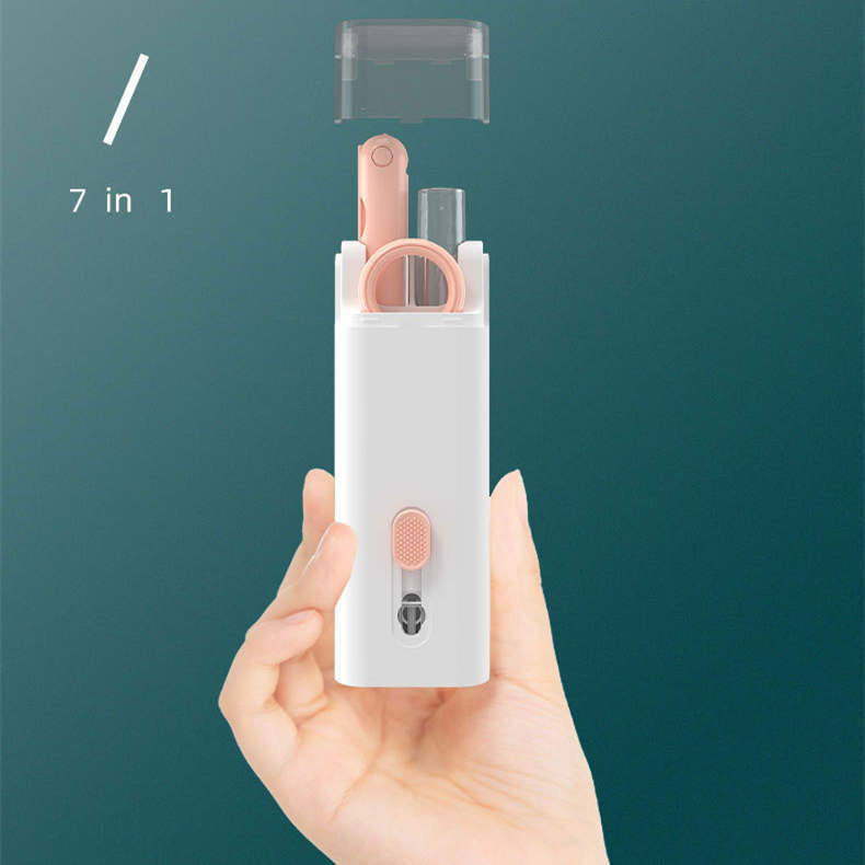 Multifunctional Bluetooth-compatible Headset Cleaning Pen Set Keyboard Cleaner Cleaning Tools Cleaner Keycap Puller Kit - AmberOcean 
