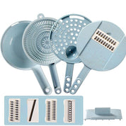 8 In 1 Mandoline Slicer Vegetable Slicer Potato Peeler Carrot Onion Grater With Strainer Vegetable Cutter Kitchen Accessories - AmberOcean 