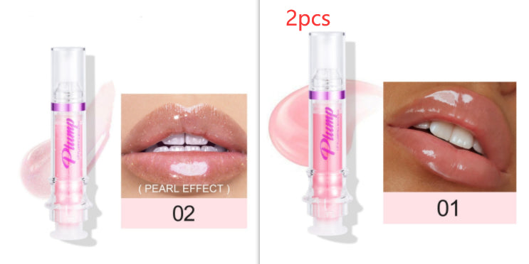 New Tube Lip Rich Lip Color Slightly Spicy Lip Honey Lip Glass Mirror Face Lip Mirror Liquid Lipstick - AmberOcean 