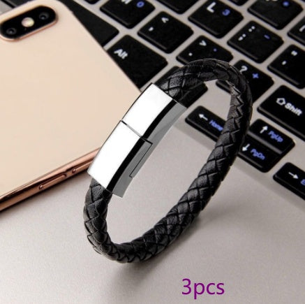 New Bracelet Charger USB Charging Cable Data Charging Cord For IPhone14 13 Max USB C Cable For Phone Micro Cable - AmberOcean 