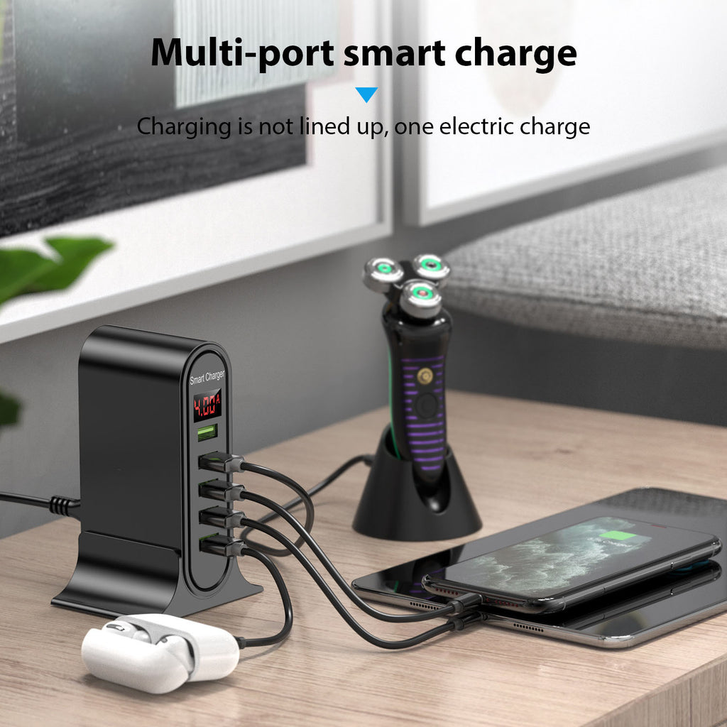 USB five-port smart charger - AmberOcean 