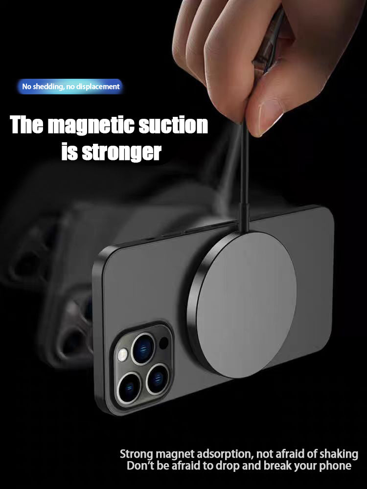 Qi2 Wireless Charger 15W Magnetic Wireless Fast Charging Is Suitable For 12-16PG Mobile Phone Models. Support Temu Us - AmberOcean 
