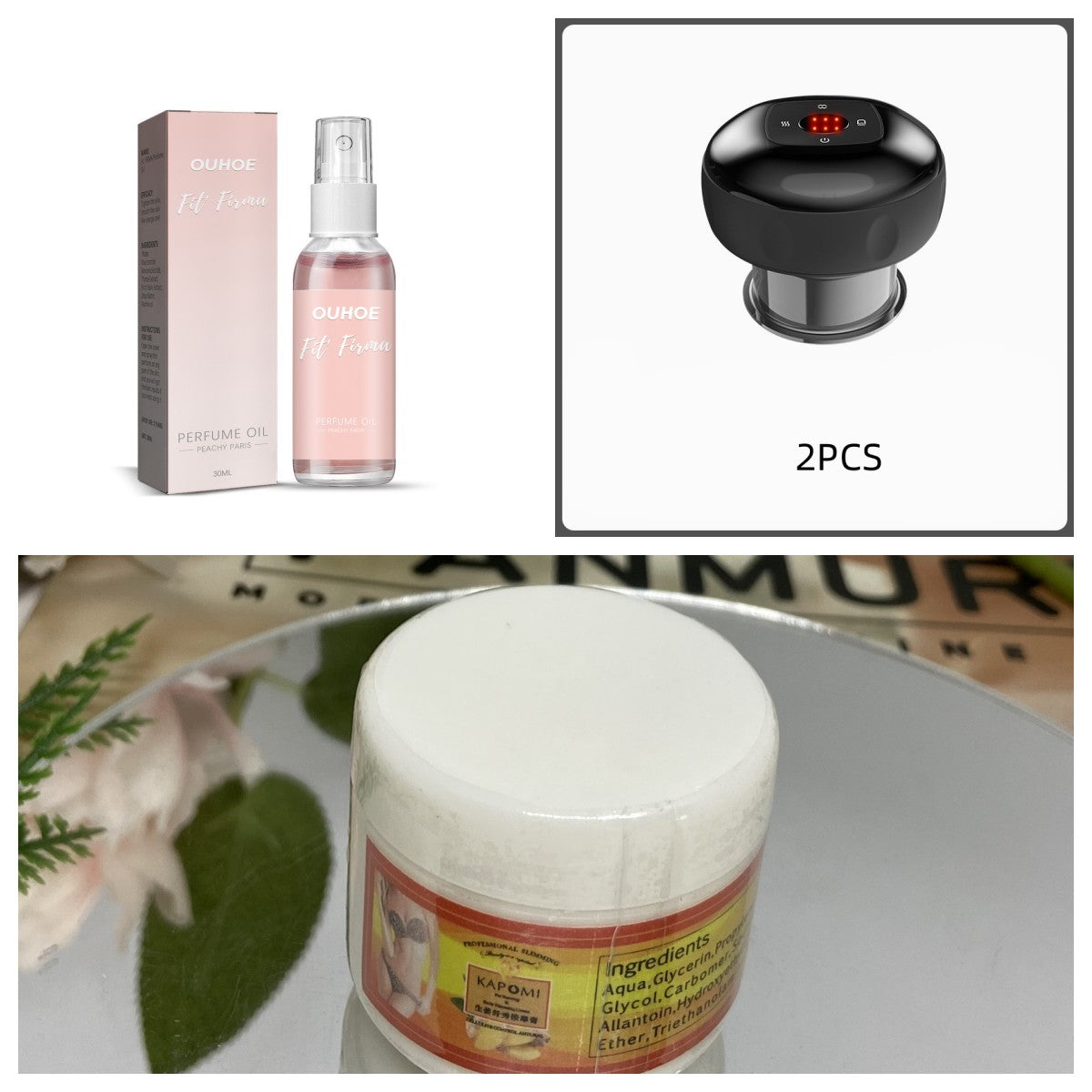 Electric Vacuum Cupping Massage Body Cups Anti-Cellulite Therapy Massager For Body Electric Guasha Scraping Fat Burning Slimming - AmberOcean 