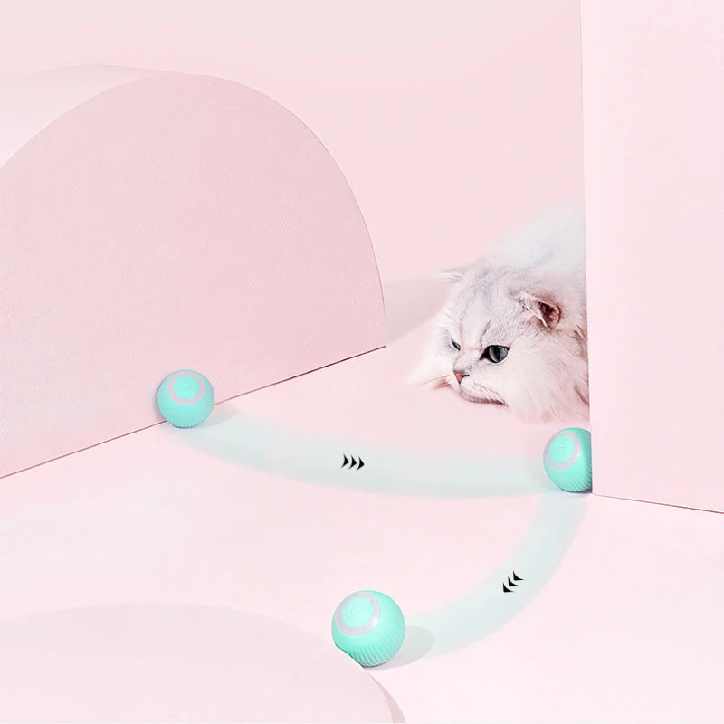Remote Control Interactive Cat Car Toy USB Charging Chasing Automatic Self-moving Remote Smart Control Car Interactive Cat Toy Pet Products - AmberOcean 