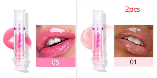 New Tube Lip Rich Lip Color Slightly Spicy Lip Honey Lip Glass Mirror Face Lip Mirror Liquid Lipstick - AmberOcean 