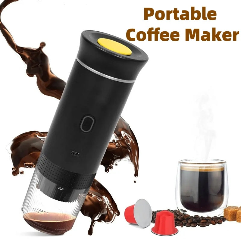 Electric Grinder Coffee Travel Handy 3 In1 Espresso Portable Coffee Espresso Maker Machine Cafe Portable Capsule Coffee Machine Kitchen Gadgets - AmberOcean 