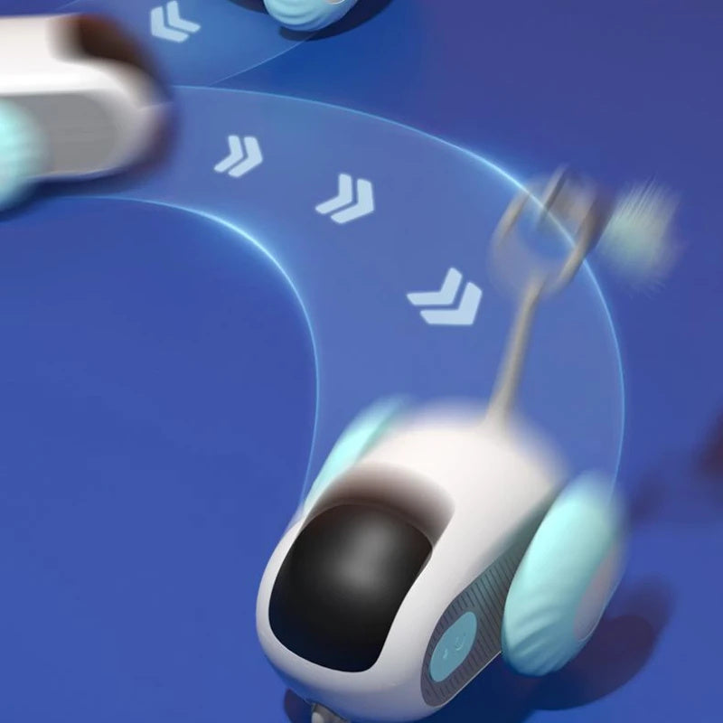 Remote Control Interactive Cat Car Toy USB Charging Chasing Automatic Self-moving Remote Smart Control Car Interactive Cat Toy Pet Products - AmberOcean 