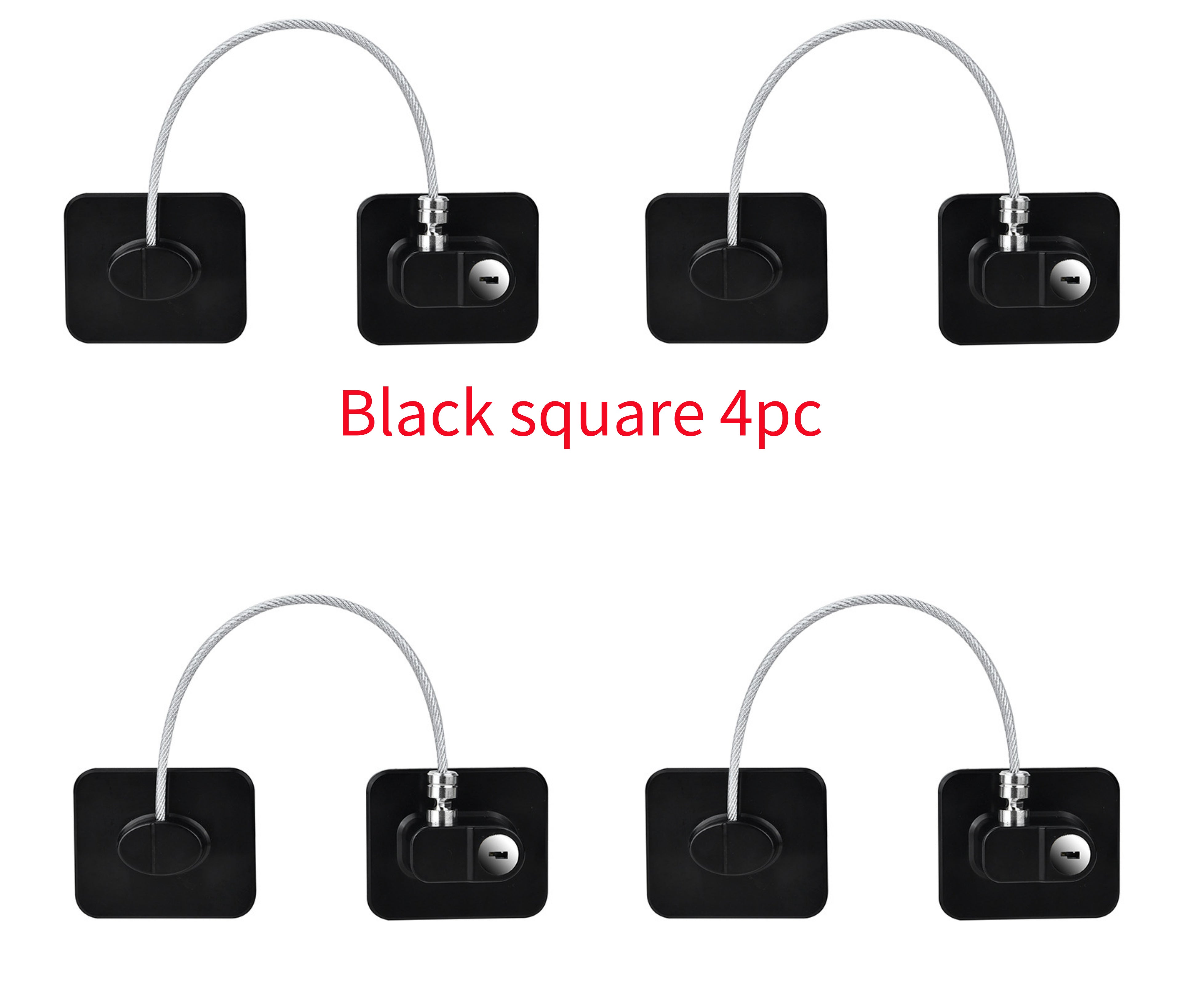 Window Security Chain Lock Window Cable Lock Restrictor Multifunctional Window Lock Door Security Guard for Baby Safety 1Pcs - AmberOcean 