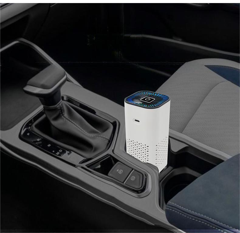 Car Air Purifier Portable Negative Ion Generator Remove Formaldehyde Dust Smoke Air Freshen Washer For Home Car - AmberOcean 