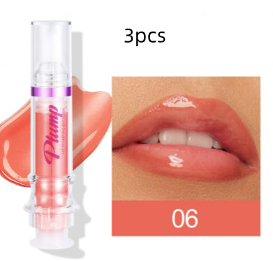 New Tube Lip Rich Lip Color Slightly Spicy Lip Honey Lip Glass Mirror Face Lip Mirror Liquid Lipstick - AmberOcean 
