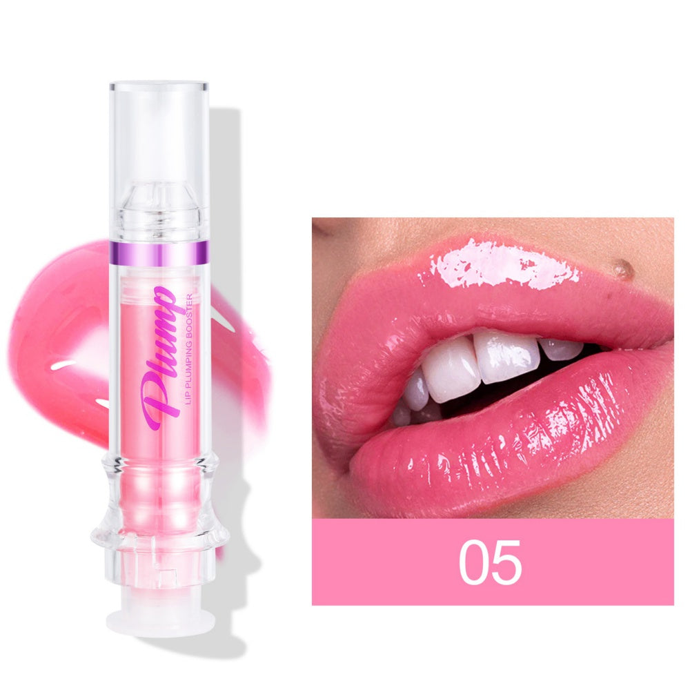 New Tube Lip Rich Lip Color Slightly Spicy Lip Honey Lip Glass Mirror Face Lip Mirror Liquid Lipstick - AmberOcean 