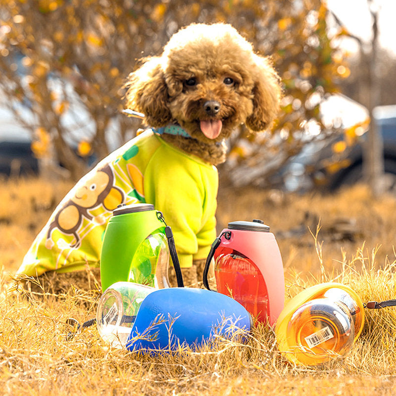Pet Dog Water Bottle Drinking Portable Bowls For Small Large Dogs Feeding Water Dispenser Accompanying Cup Cat Bowl Pet Products - AmberOcean 