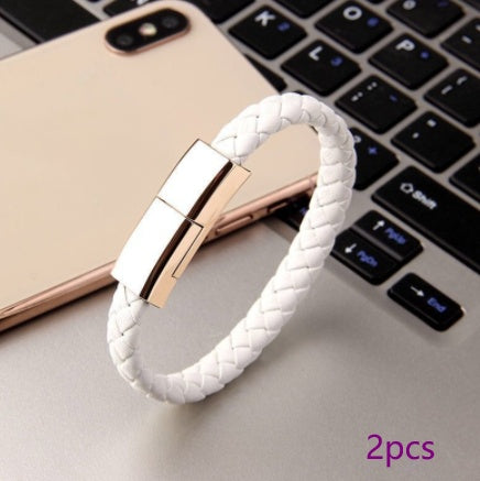 New Bracelet Charger USB Charging Cable Data Charging Cord For IPhone14 13 Max USB C Cable For Phone Micro Cable - AmberOcean 